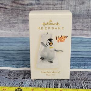Hallmark 2006 Mumbles Moves Keepsake Christmas Ornament penguin happy feet